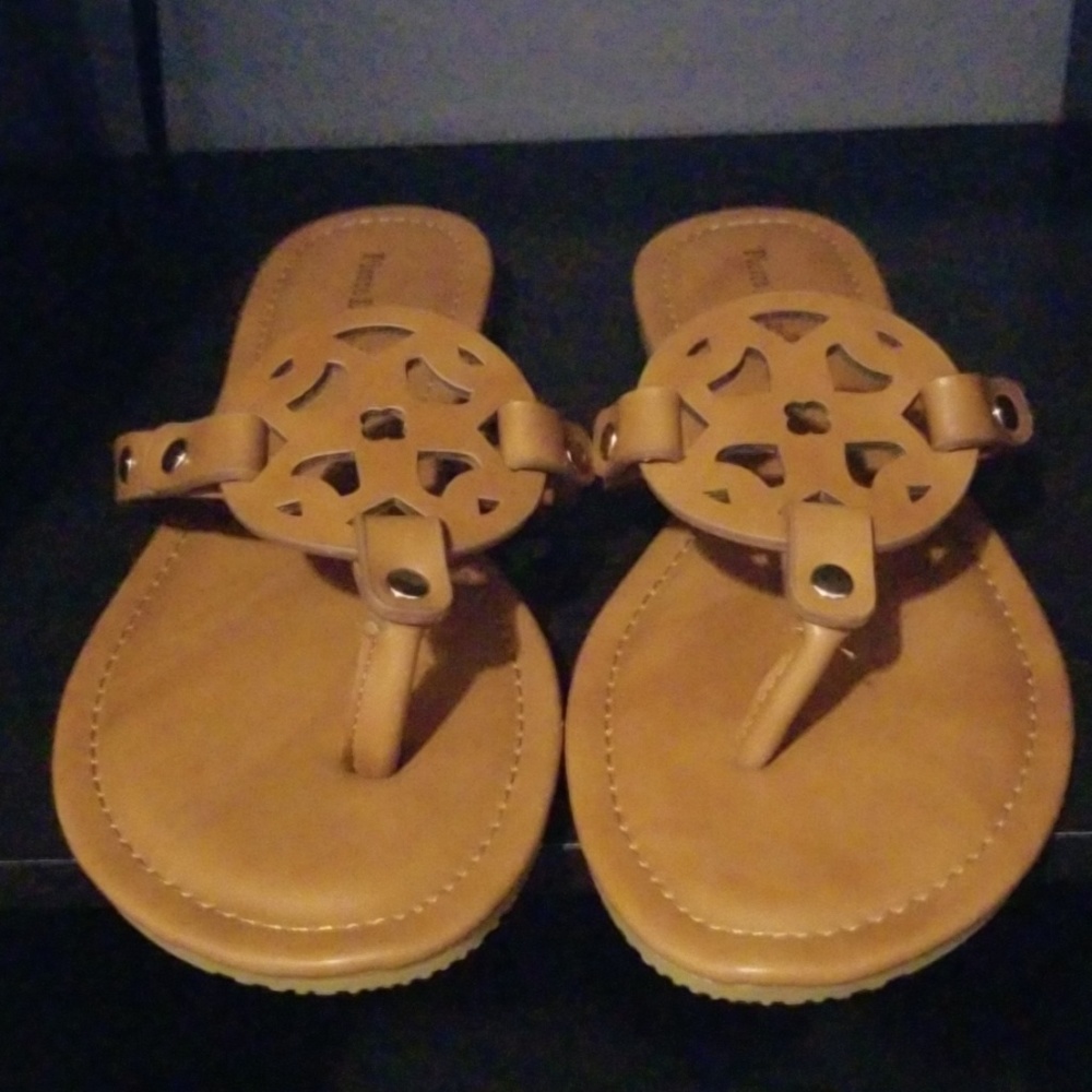 Brand new tan sandals